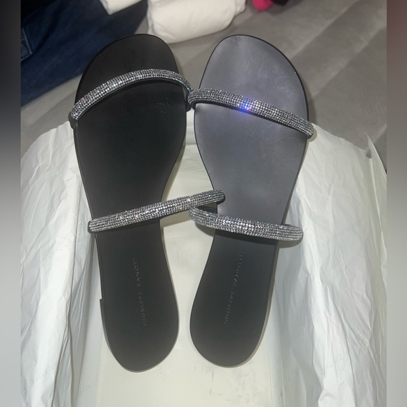 Size 40 - Giuseppe Zanotti Black Nuvoroll 40 Slides - Picture 3 of 7